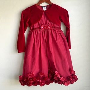 2pc Biscotti Red Dress from Chasing Fireflies 8